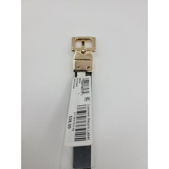 Steve Madden Brown Belt with Gold Buckle - Picture 4 of 4